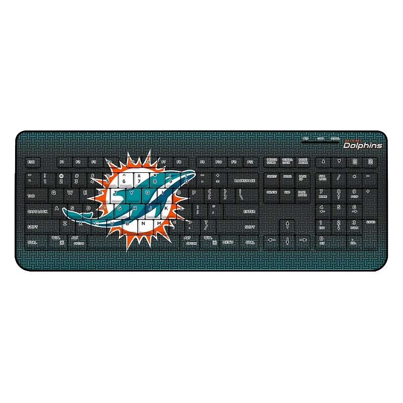 Keyscaper Miami Dolphins Wireless Keyboard