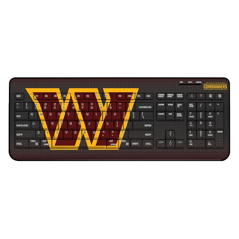 Keyscaper Washington Commanders Wireless Keyboard