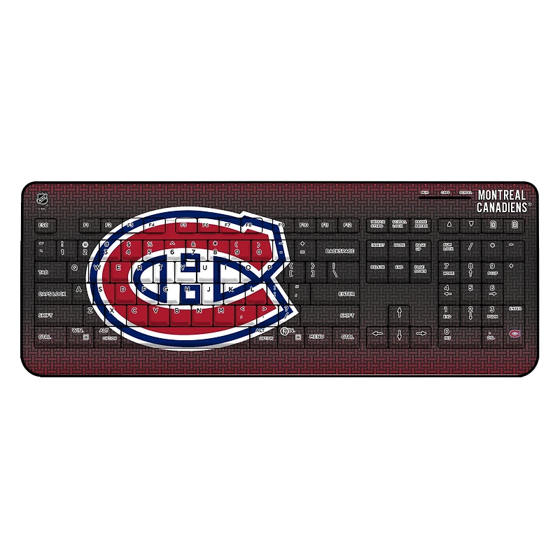 Keyscaper Montreal Canadiens Wireless Keyboard