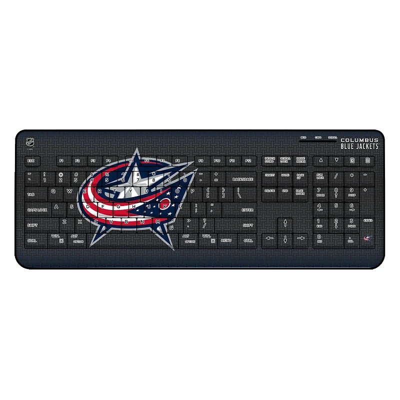 Keyscaper Columbus Blue Jackets Wireless Keyboard