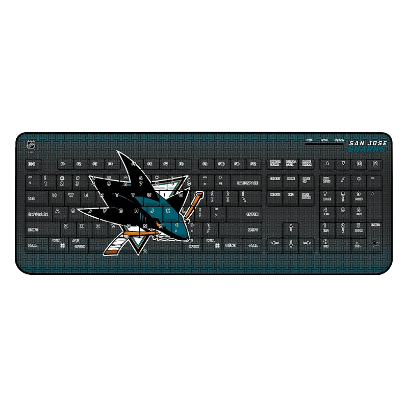 Keyscaper San Jose Sharks Wireless Keyboard