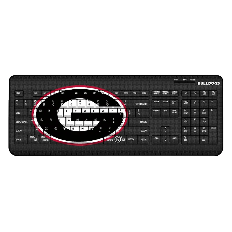 Keyscaper Georgia Bulldogs Wireless Keyboard