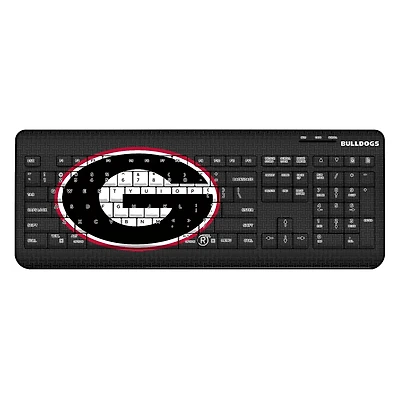 Keyscaper Georgia Bulldogs Wireless Keyboard