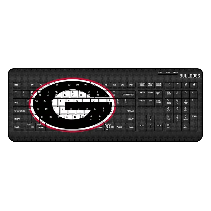 Keyscaper Georgia Bulldogs Wireless Keyboard