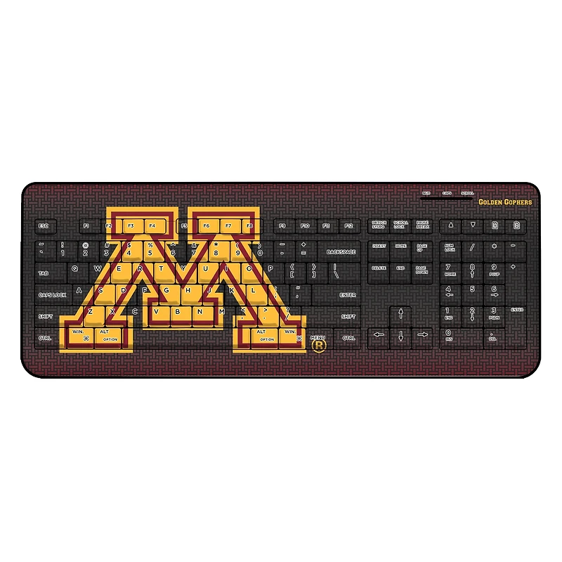 Keyscaper Minnesota Golden Gophers Wireless Keyboard