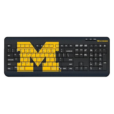 Keyscaper Michigan Wolverines Wireless Keyboard