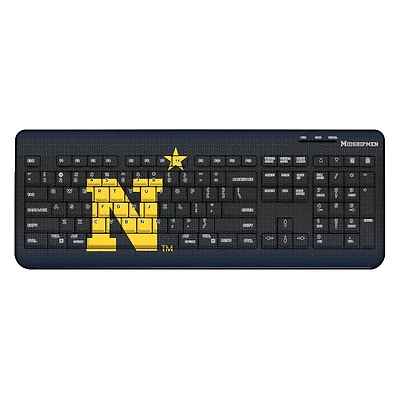 Keyscaper Navy Midshipmen Wireless Keyboard