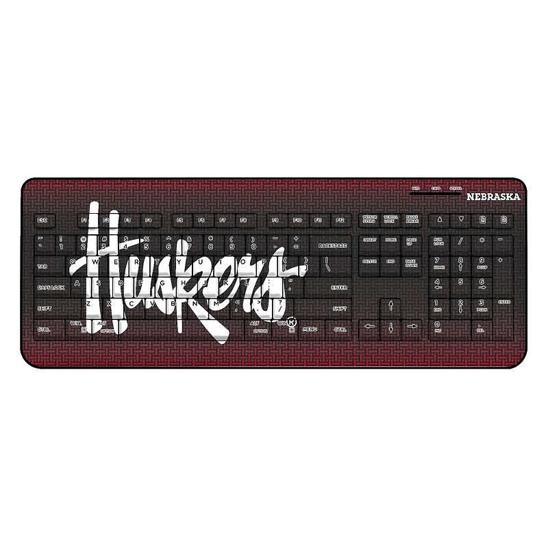 Keyscaper Nebraska Huskers Wireless Keyboard