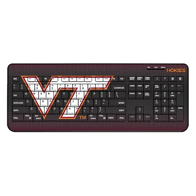 Keyscaper Virginia Tech Hokies Wireless Keyboard
