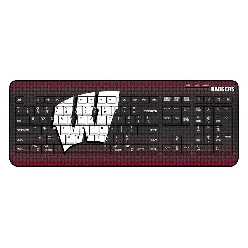 Keyscaper Wisconsin Badgers Wireless Keyboard