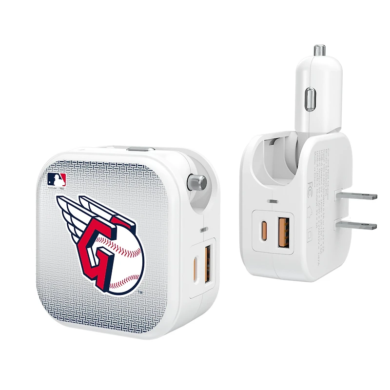 Keyscaper Cleveland Guardians 2-In-1 USB Charger