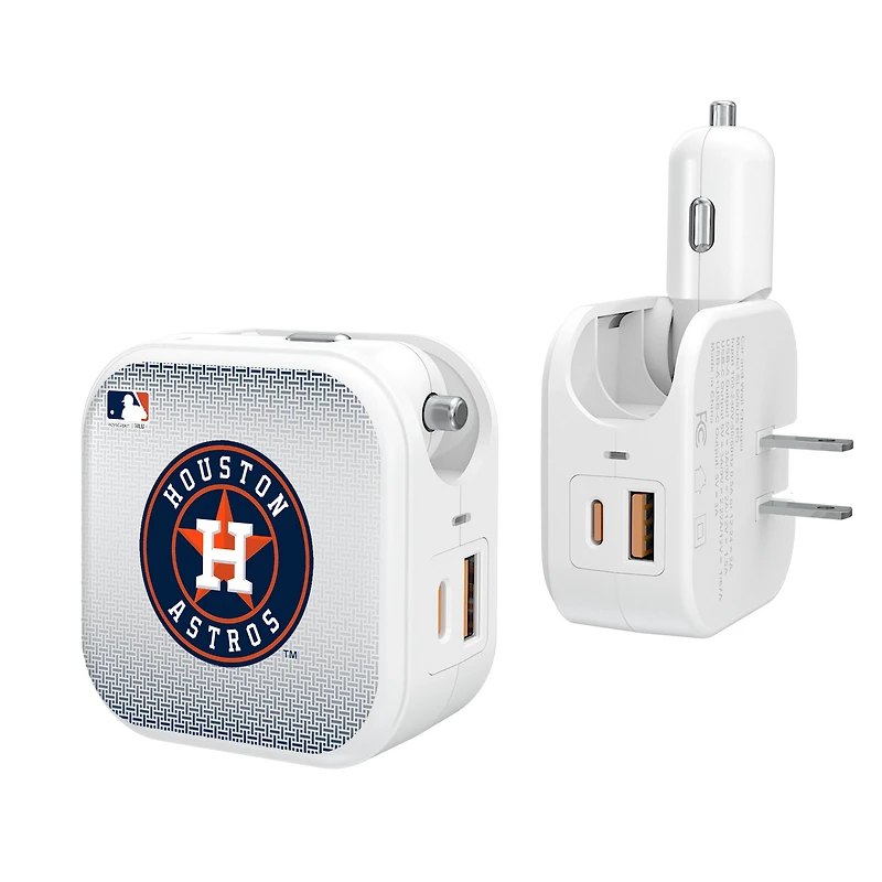 Keyscaper Houston Astros 2-In-1 USB Charger