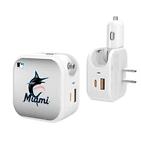 Keyscaper Miami Marlins 2-In-1 USB Charger
