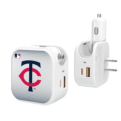 Keyscaper Minnesota Twins 2-In-1 USB Charger