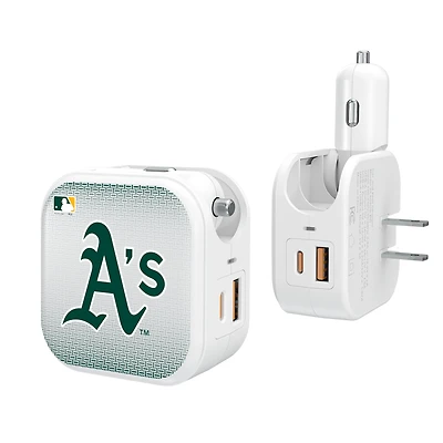 Keyscaper Oakland Athletics 2-In-1 USB Charger