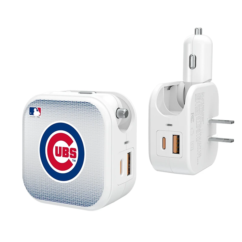 Keyscaper Chicago Cubs 2-In-1 USB Charger