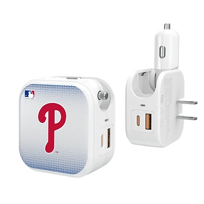 Keyscaper Philadelphia Phillies 2-In-1 USB Charger