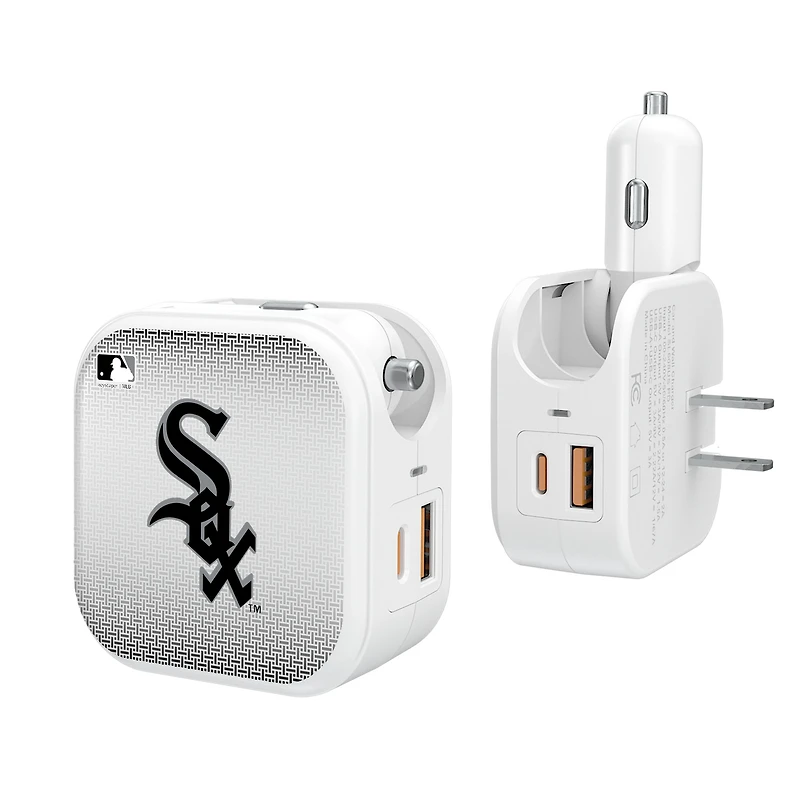 Keyscaper Chicago White Sox 2-In-1 USB Charger