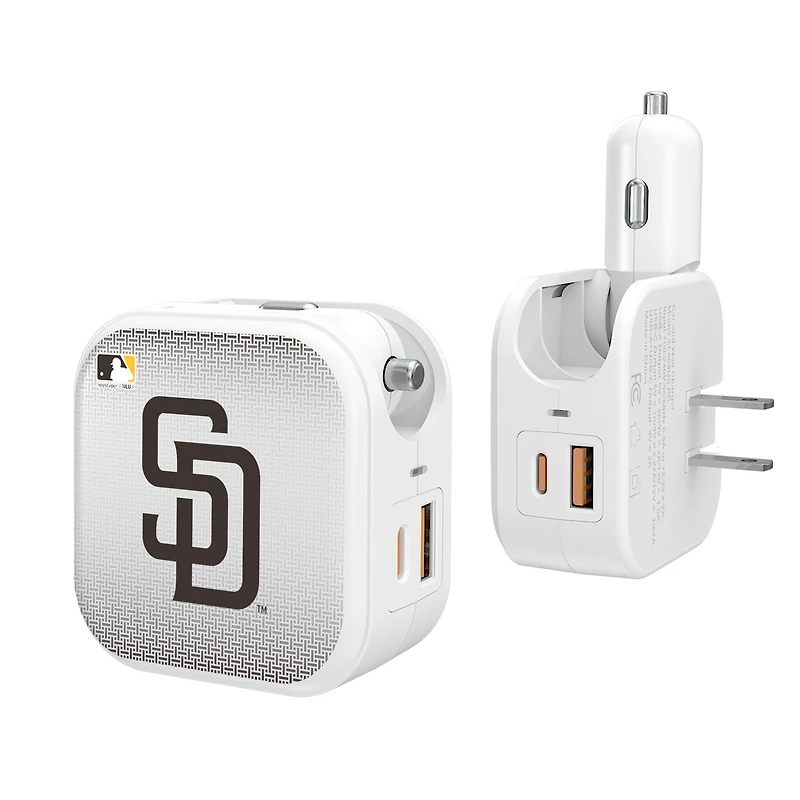 Keyscaper San Diego Padres 2-In-1 USB Charger