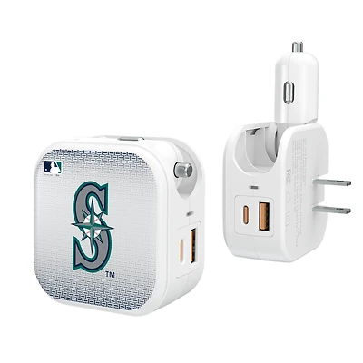 Keyscaper Seattle Mariners 2-In-1 USB Charger