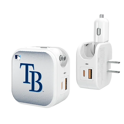 Keyscaper Tampa Bay Rays 2-In-1 USB Charger