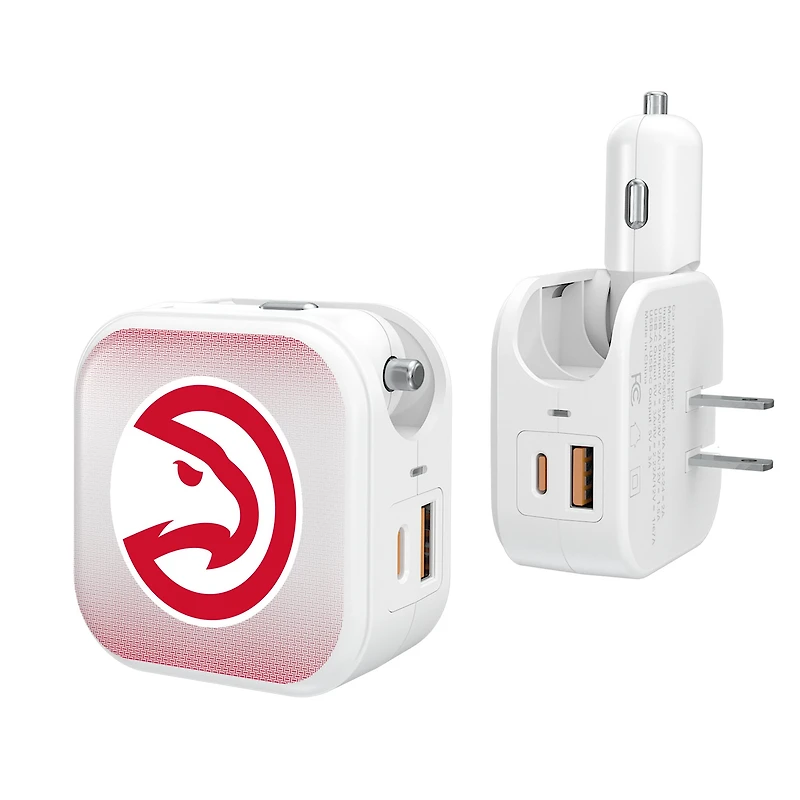 Keyscaper Atlanta Hawks 2-In-1 USB Charger