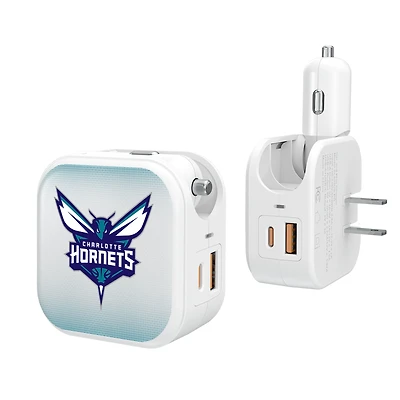 Keyscaper Charlotte Hornets 2-In-1 USB Charger