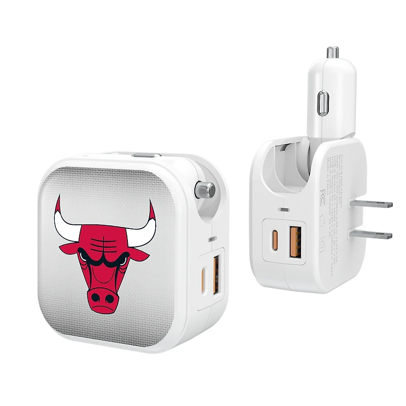 Keyscaper Chicago Bulls 2-In-1 USB Charger