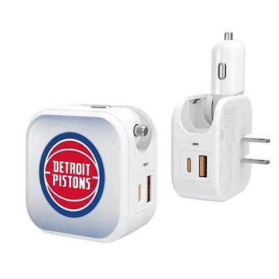 Keyscaper Detroit Pistons 2-In-1 USB Charger