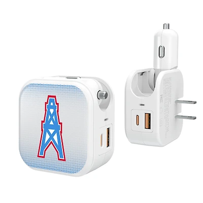 Keyscaper Houston Oilers 2-In-1 USB Charger