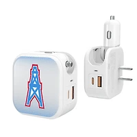 Keyscaper Houston Oilers 2-In-1 USB Charger