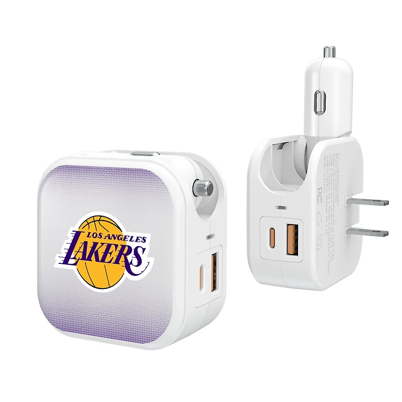 Keyscaper Los Angeles Lakers 2-In-1 USB Charger