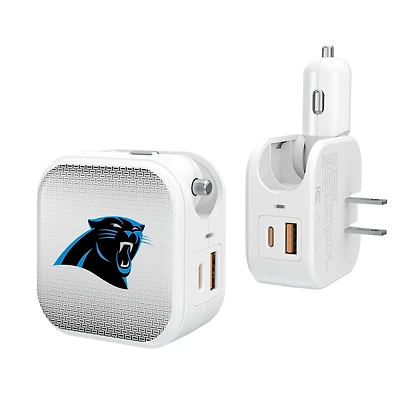 Keyscaper Carolina Panthers 2-In-1 USB Charger