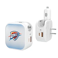 Keyscaper Oklahoma City Thunder 2-In-1 USB Charger