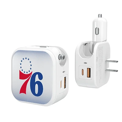 Keyscaper Philadelphia 76ers 2-In-1 USB Charger
