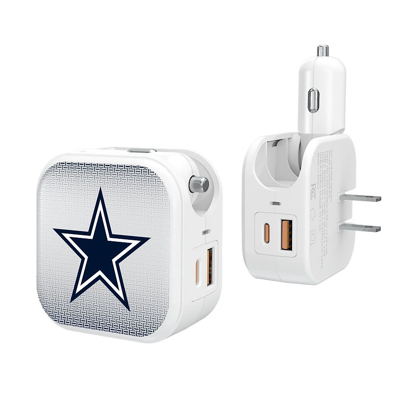 Keyscaper Dallas Cowboys 2-In-1 USB Charger