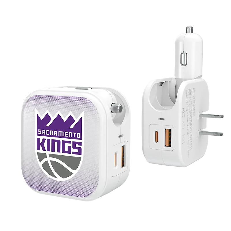 Keyscaper Sacramento Kings 2-In-1 USB Charger