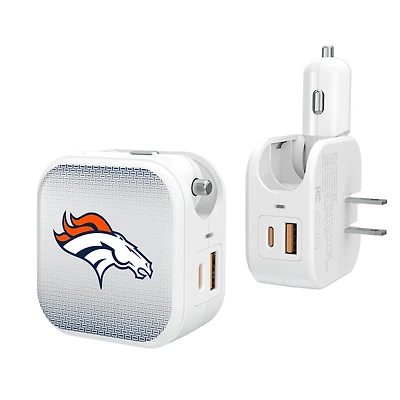 Keyscaper Denver Broncos 2-In-1 USB Charger