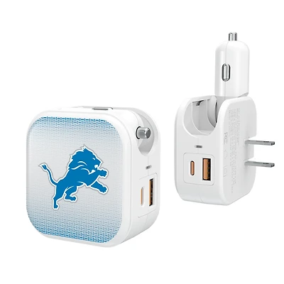 Keyscaper Detroit Lions 2-In-1 USB Charger