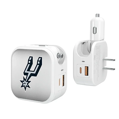 Keyscaper San Antonio Spurs 2-In-1 USB Charger