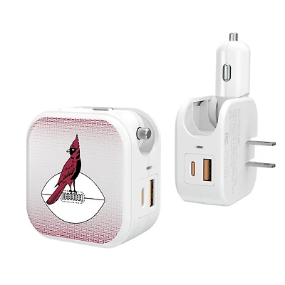 Keyscaper Chicago Cardinals 2-In-1 USB Charger