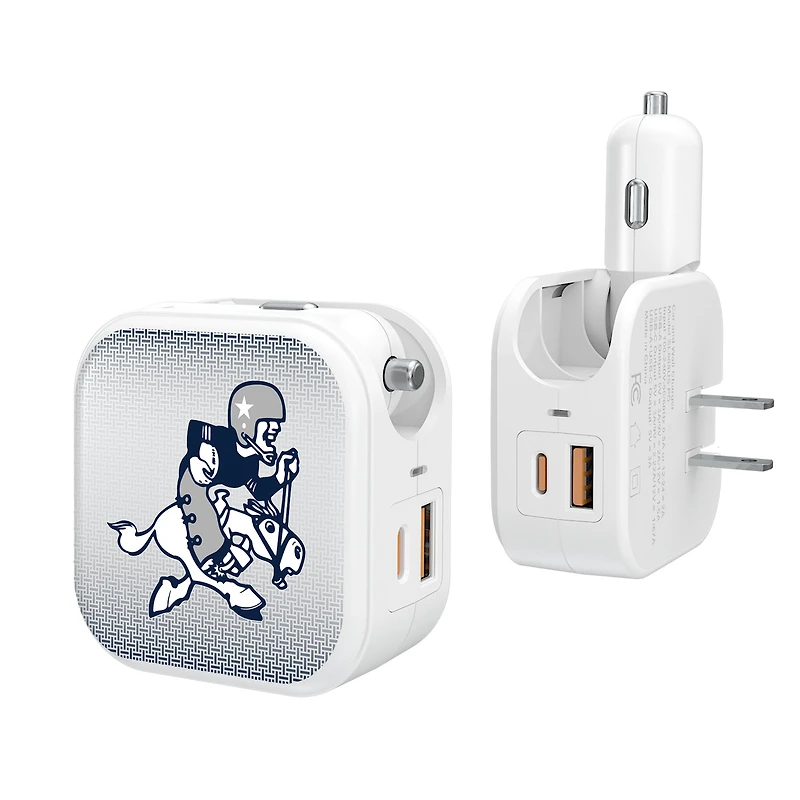 Keyscaper Throwback Dallas Cowboys 2-In-1 USB Charger