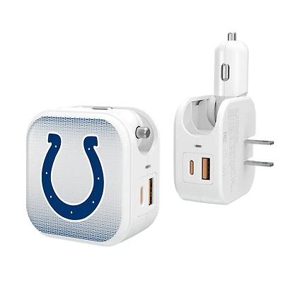 Keyscaper Indianapolis Colts 2-In-1 USB Charger