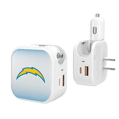 Keyscaper Los Angeles Chargers 2-In-1 USB Charger