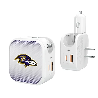 Keyscaper Baltimore Ravens 2-In-1 USB Charger