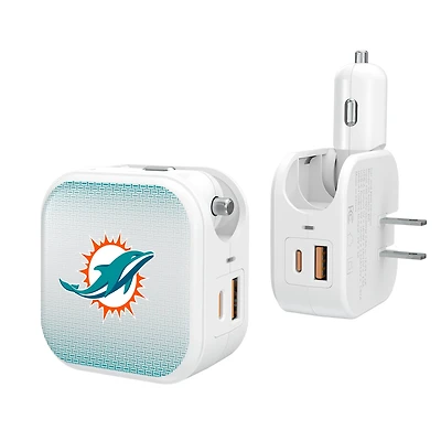 Keyscaper Miami Dolphins 2-In-1 USB Charger