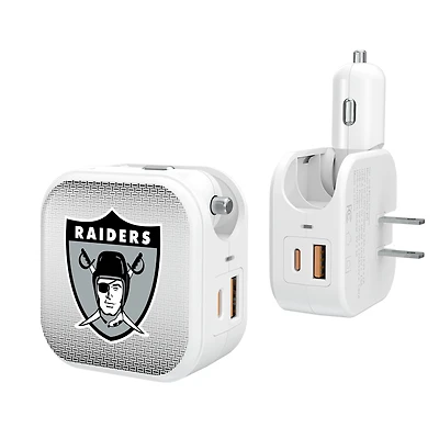 Keyscaper Oakland Raiders 2-In-1 USB Charger