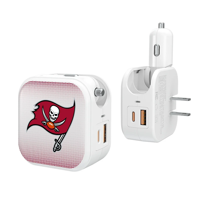 Keyscaper Tampa Bay Buccaneers 2-In-1 USB Charger