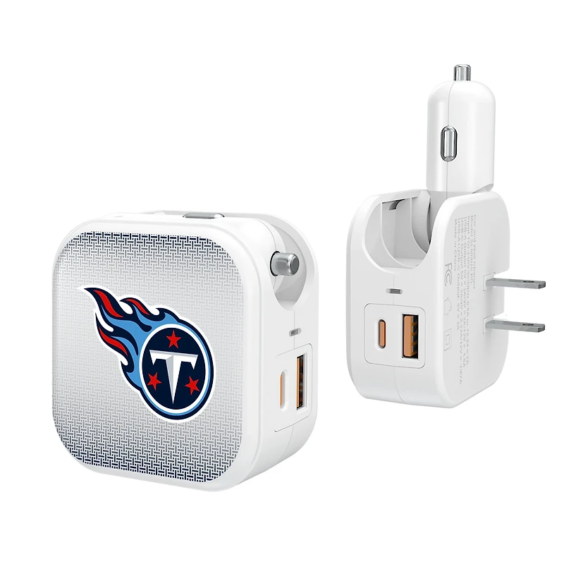 Keyscaper Tennessee Titans 2-In-1 USB Charger
