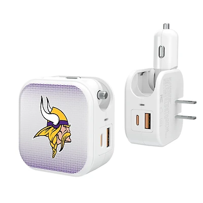 Keyscaper Minnesota Vikings 2-In-1 USB Charger